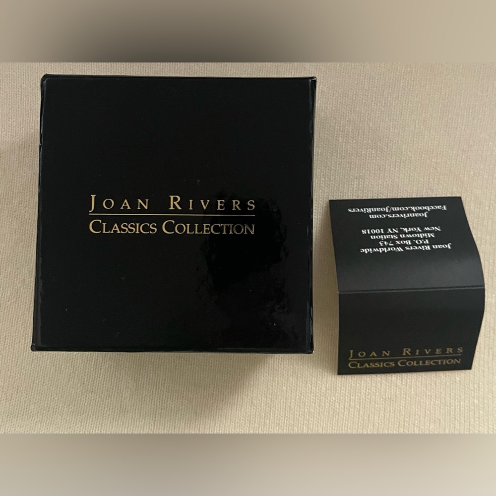 Joan Rivers Black and Gold Classics Collection Box